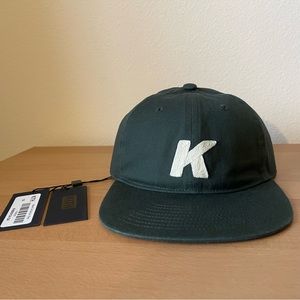 Kith Washed Twill Dad Cap (Adjustable Strap) - Reign/Green BNWT